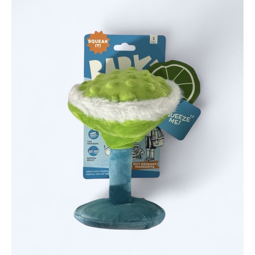 Bark Spring Bark Muy Squeaky Margarita Crinkle NEW!!